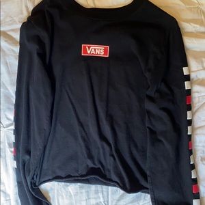 Vans Long Sleeve Crop Top